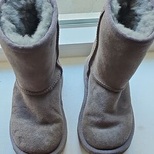 Cozy Kids Boots in Gray